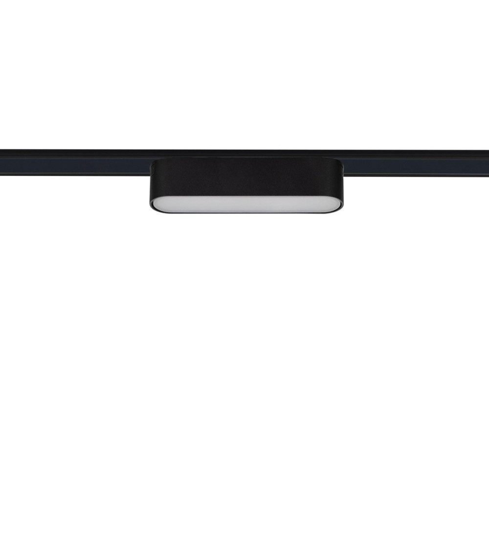 Spot Linéaire LED sur Rail Magnétique 25mm Extra-Plat 6W 48V Noir 120mm - 98199 - vue 1