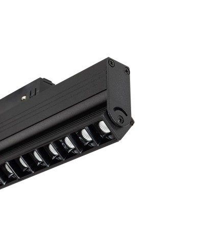 Spot Linéaire LED sur Rail Magnétique 20mm Orientable 15W 48V