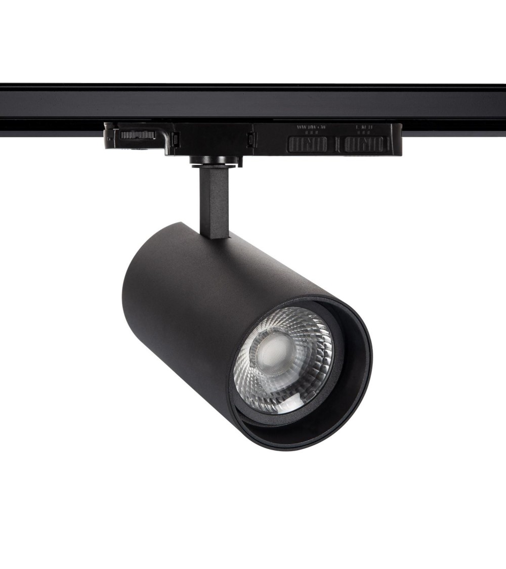 Spot LED Triphasé CCT 30-35-40W Lumo Noir No Flicker CRI90 - 95024 - vue 1