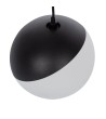 Spot LED Suspendu sur Rail Magnétique 25mm Extra-Plat 10W 48V Ø100 mm Noir - 98334 - vue 4