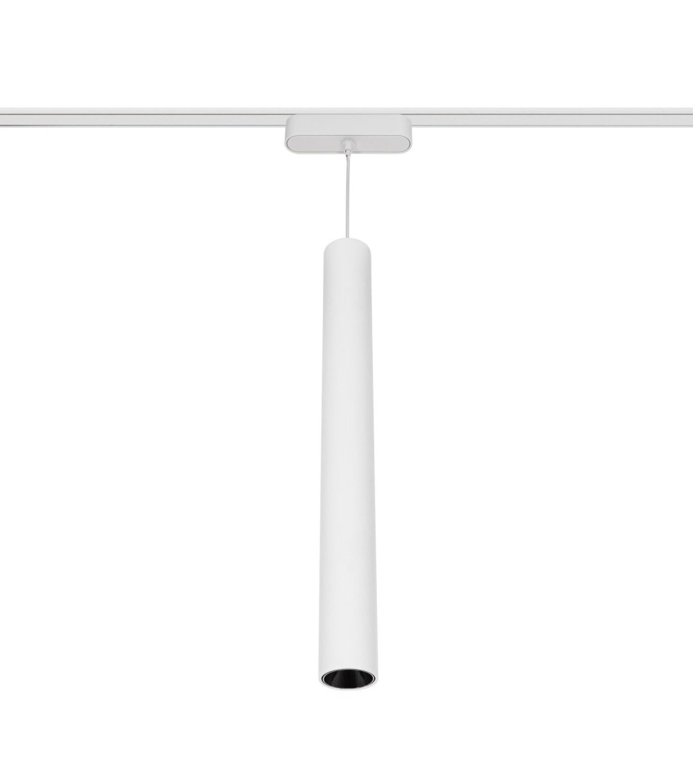 Spot LED Suspendu sur Rail Magnétique 25mm Extra-Plat 7W 48V Quartz Blanc - 98367 - vue 1