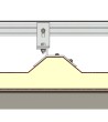 Structure Coplanaire pour Panneaux Solaires Montage sur Tole Trapézoidale - 92124 - vue 2