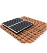 Structure Coplanaire pour Panneaux Solaires Montage sur Toiture Tuiles - 91952 - vue 1