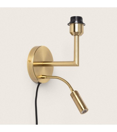 Support à  Douille et Lumière de Lecture 2.5W Linna Round