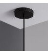 Lampe Suspendue Câble Textile Naturel Noir Naomie - 97007 - vue 4