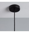Support à Douille pour Suspension avec Câble Textile Tressé Noir - 91153 - vue 4