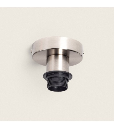 Support avec Douille pour Plafonnier Plafion Métal
