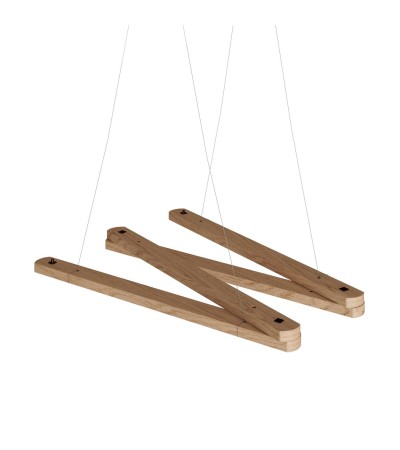 Support de Plafond Réglable en Bois Zigh-Zagh pour Suspension Creative-Cables Modèle ZIGH-ZAGH01 - 83015 - vue 3