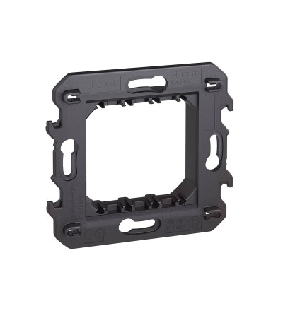Support Rack pour Plaques Appareillages 2 Modules Bticino Living Now K4702