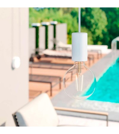 Suspension Aluminium Décentrée Extérieur Eiva Elegant IP65 Creative-Cables PDEBIEL0150SM01 - 94351 - vue 2