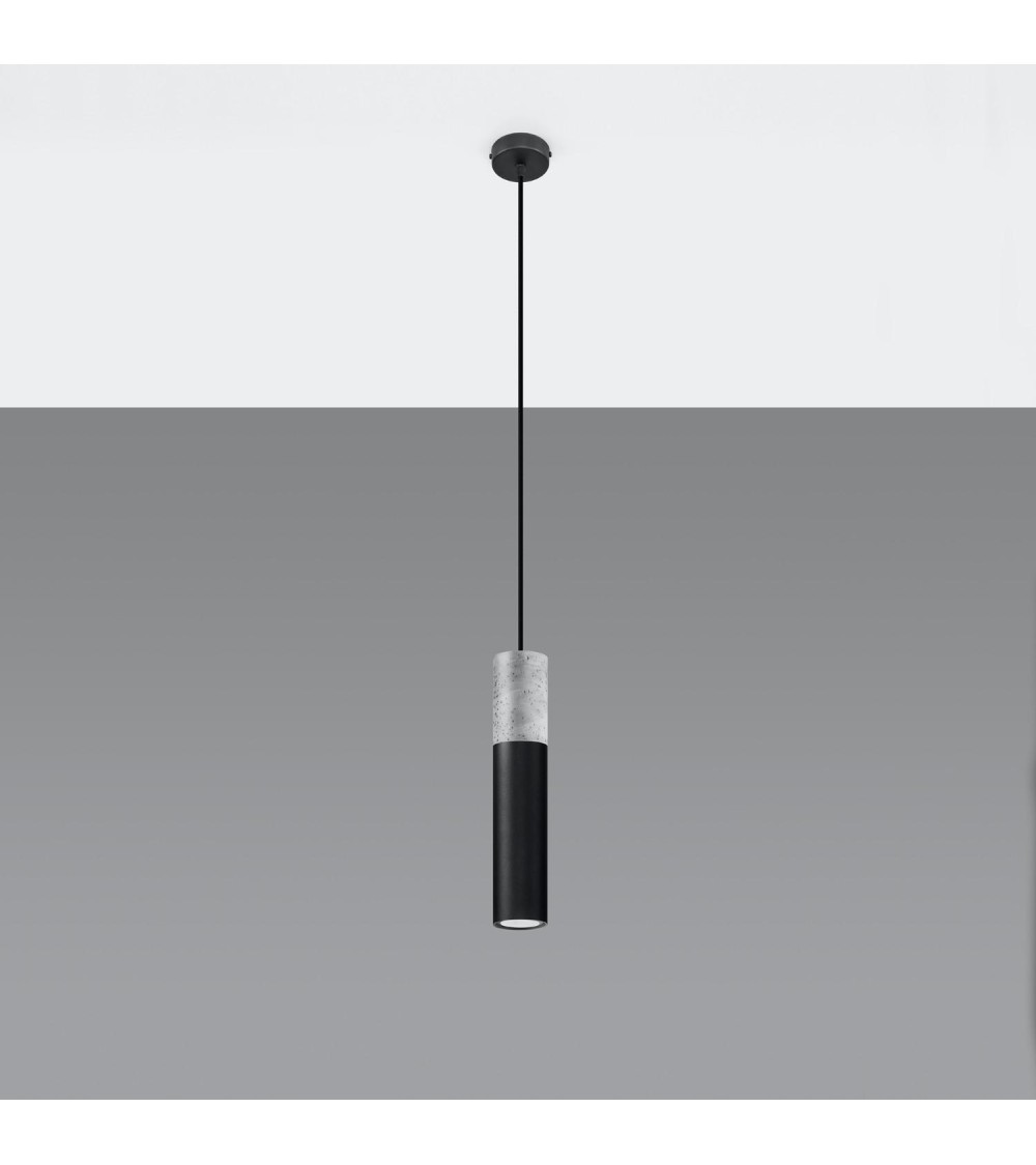 Suspension Béton Borgio 1 SOLLUX - 95781 - vue 1