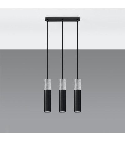 Suspension Béton Borgio 3L SOLLUX - 95812 - vue 2