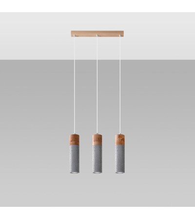 Suspension Béton Zane 3 SOLLUX