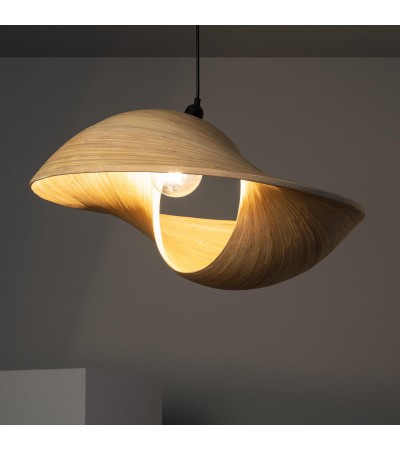 Suspension Bambou pour Extérieure Shuka Big Acacia à˜600 mm ILUZZIA - 98769 - vue 2