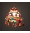 Suspension Bois et Coton Pompon Cuzco - 95312 - vue 4