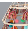 Suspension Bois et Coton Pompon Cuzco - 95312 - vue 6