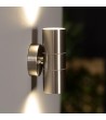 Applique Murale Extérieure Acier Inoxydable Éclairage Double Face Satin - 73259 - vue 3