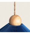 Suspension Bois et Tissu Luanda - 115281 - vue 2