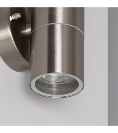 Applique Murale Extérieure Acier Inoxydable Éclairage Double Face Satin - 73259 - vue 5