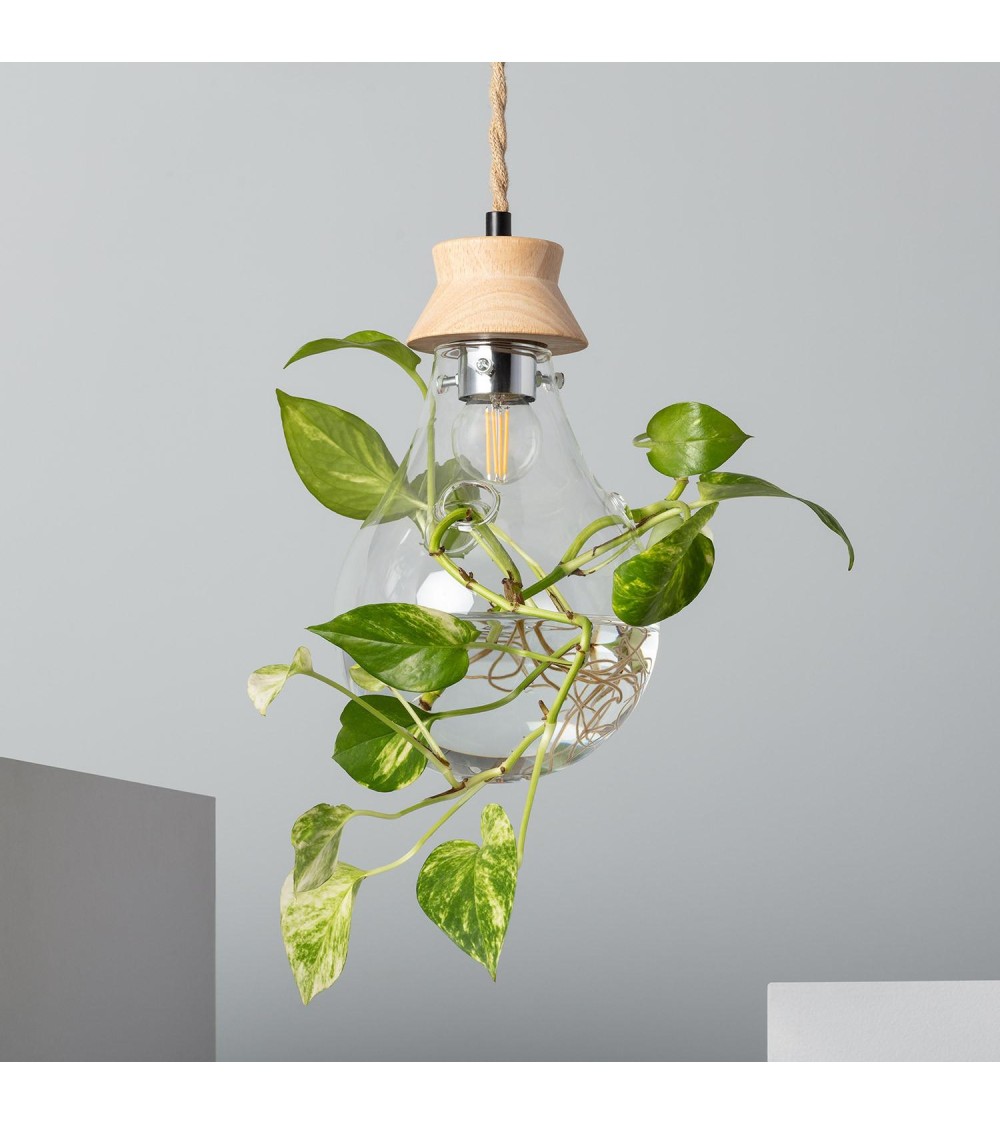 Suspension Bois et Verre Kathu Bumbieris - 72563 - vue 1