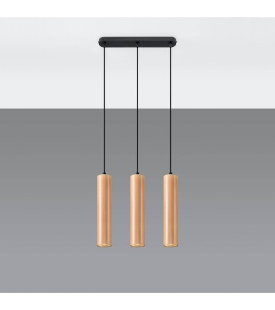 Suspension Bois Lino 3 SOLLUX - 96086 - vue 3