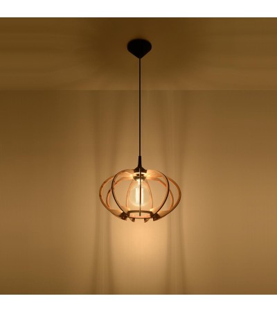 Suspension Bois Mandelino SOLLUX - 96306 - vue 2