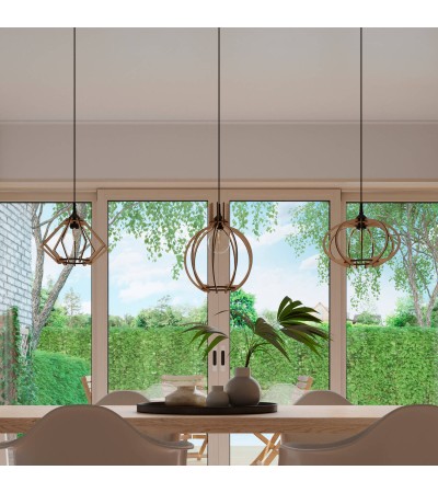 Suspension Bois Mandelino SOLLUX - 96306 - vue 6