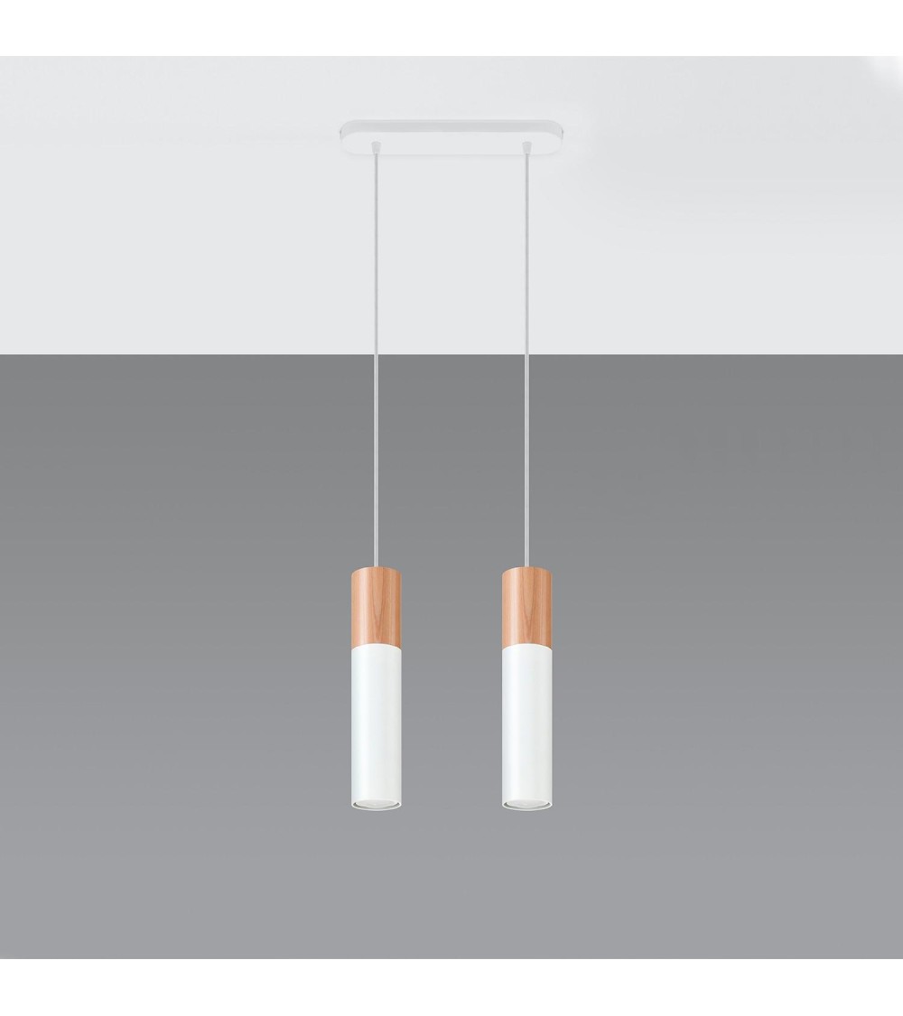 Suspension Bois Pablo 2 SOLLUX - 96027 - vue 1
