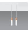Suspension Bois Pablo 2 SOLLUX - 96027 - vue 1