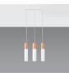 Suspension Bois Pablo 3 SOLLUX - 96041 - vue 1