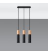 Suspension Bois Pablo 3 SOLLUX - 96041 - vue 2
