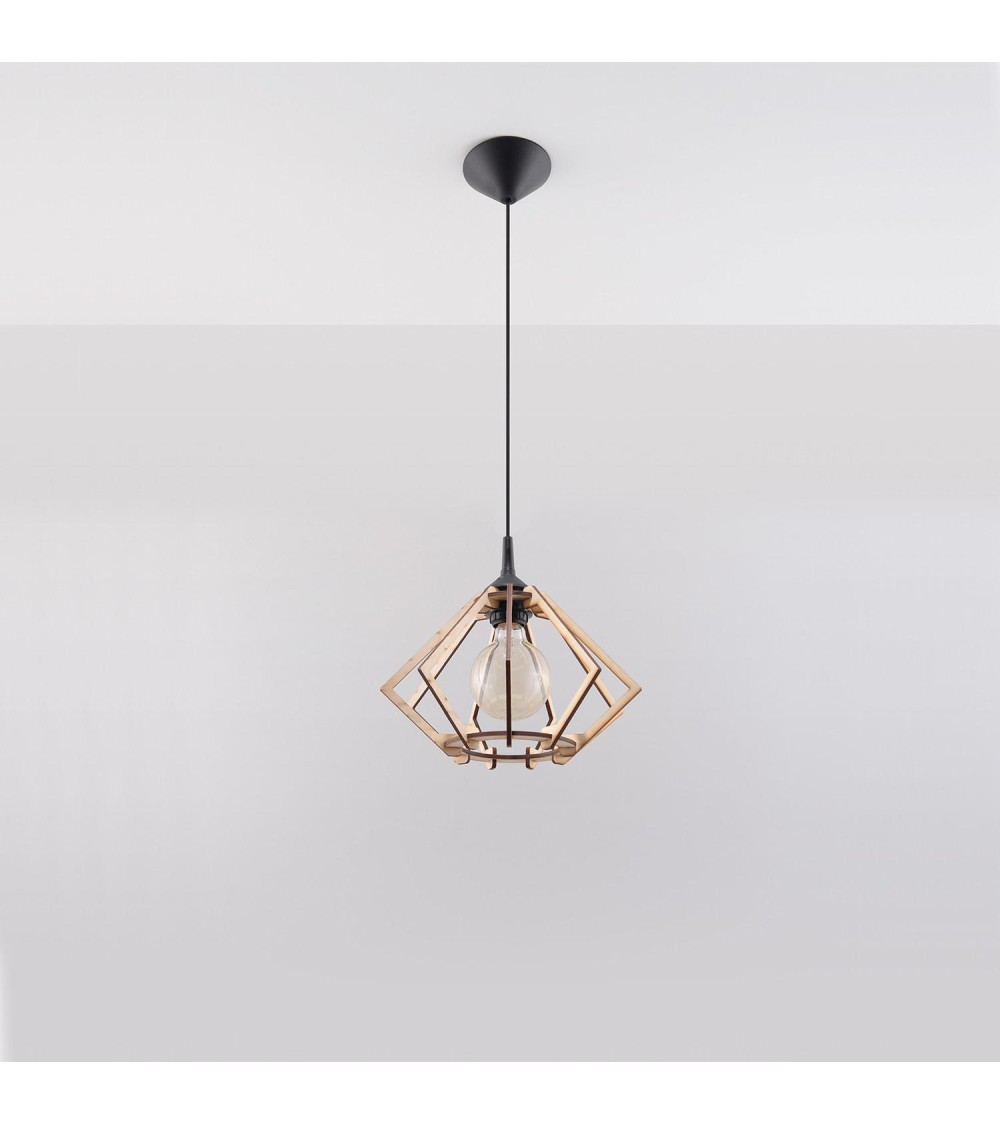 Suspension Bois Pompelmo SOLLUX - 96307 - vue 1