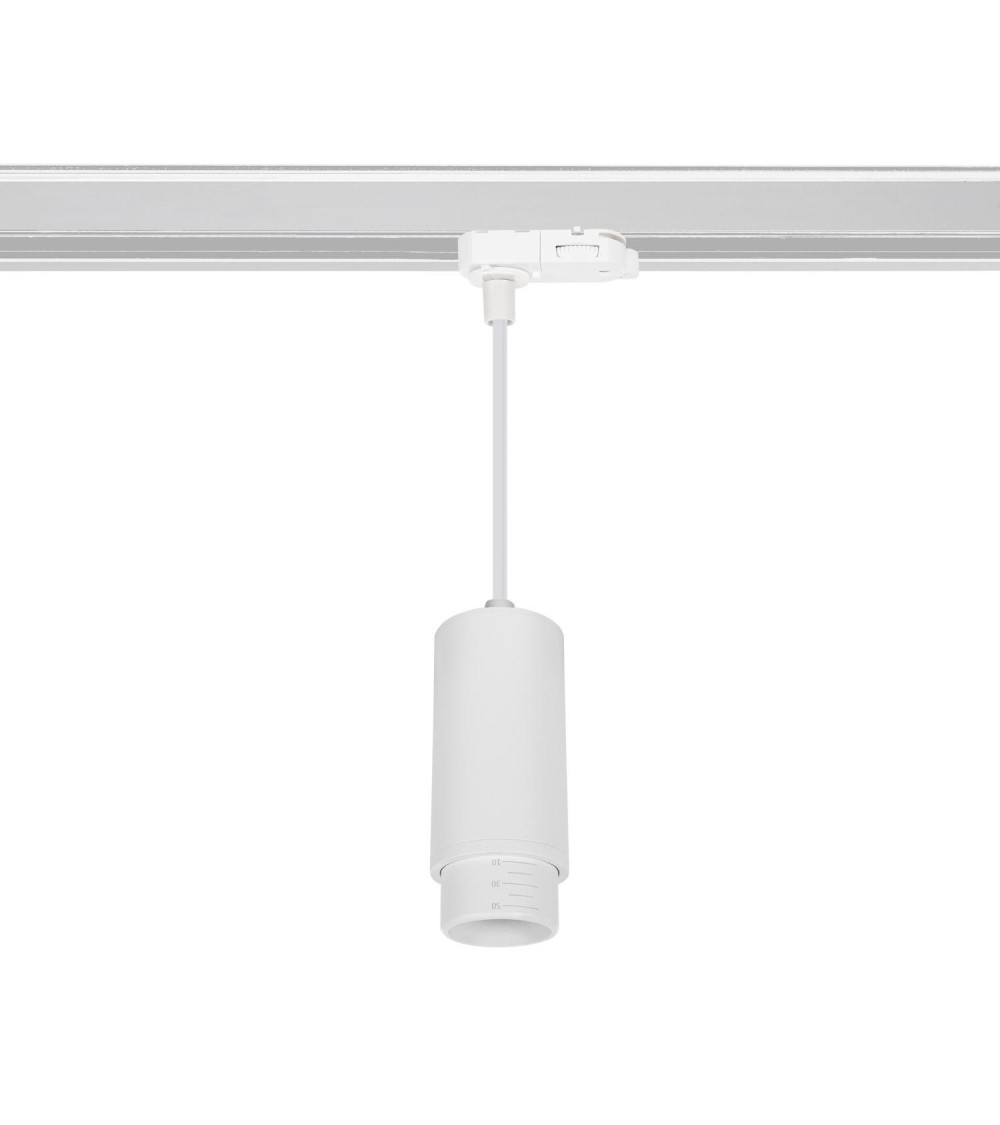 Suspension Cuarzo Multiangle 10-50º de Rail Triphasé pour Ampoule GU10 - 85112 - vue 1