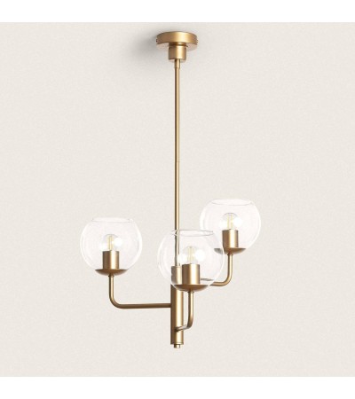 Suspension en métal et verre Tribubble - 92404 - vue 3