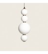 Suspension LED 10W Métal et Verre Slim Atira - 117830 - vue 1