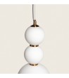 Suspension LED 10W Métal et Verre Slim Atira - 117830 - vue 2