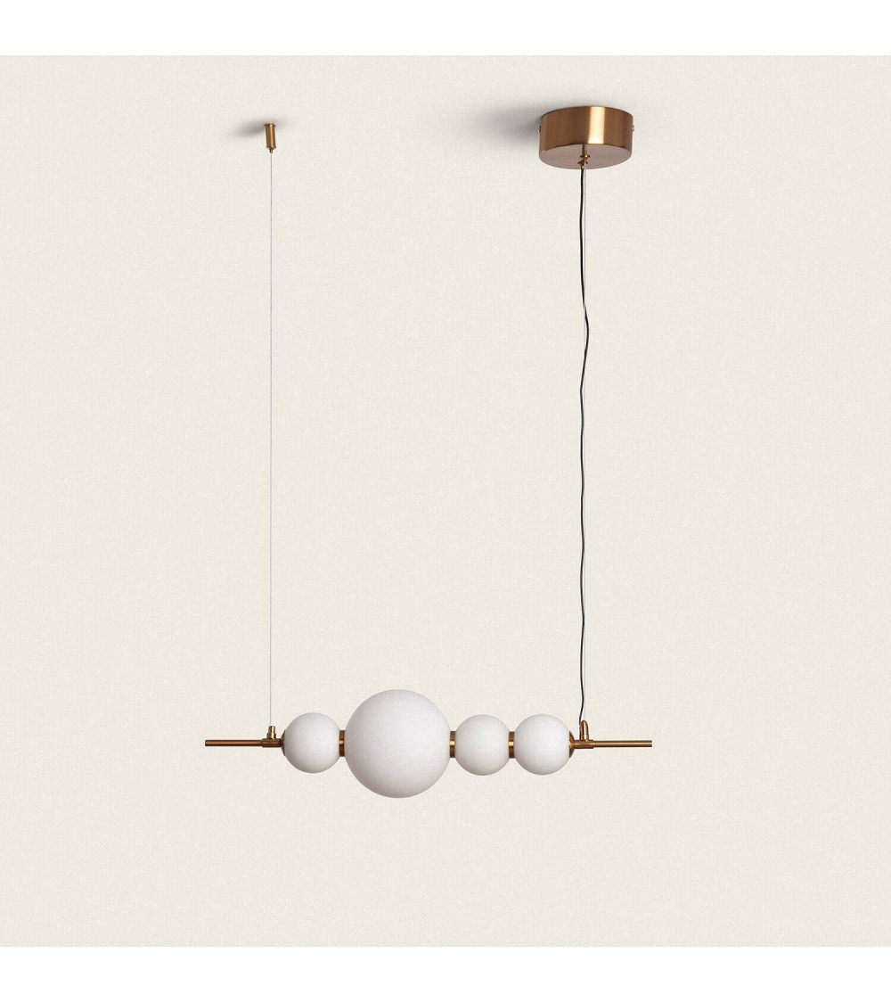 Suspension LED 4.2W Métal et Verre Atira - 117826 - vue 1