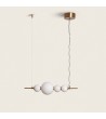 Suspension LED 4.2W Métal et Verre Atira - 117826 - vue 1