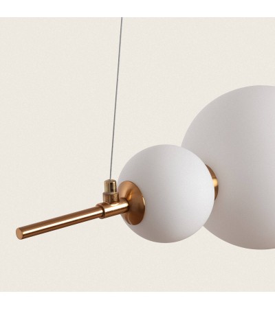 Suspension LED 4.2W Métal et Verre Atira - 117826 - vue 2