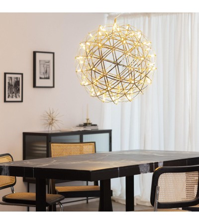 Suspension LED Aluminium 37W Gloria - 64899 - vue 2