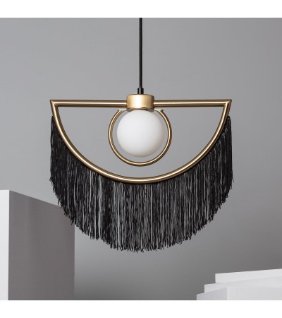 Suspension Métal Dalila avec Franges