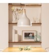 Suspension Métal et Bois Luxo - 63463 - vue 2