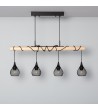 Suspension Bois et Aluminium Monah - 63556 - vue 1