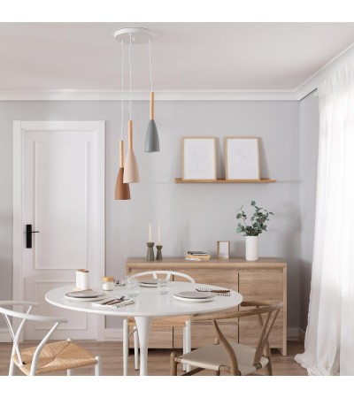 Suspension Métal et Bois Rain - 71549 - vue 2