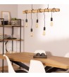 Suspension Métal et Bois Yagis - 71385 - vue 1