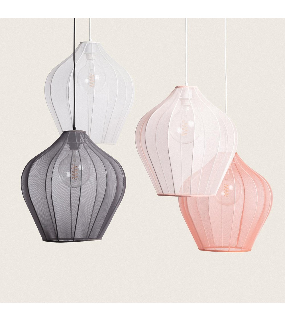 Suspension Métal et Tissu Ø400 mm Yara - 111125 - vue 1
