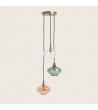 Suspension Métal et Verre 3 Spots Blas - 103499 - vue 2