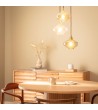 Suspension Métal et Verre 3 Spots Blas - 103499 - vue 5