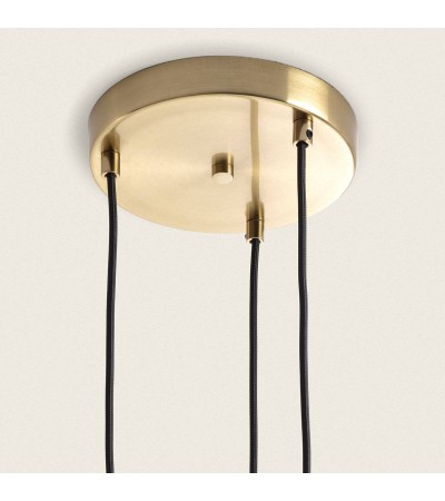 Suspension Métal et Verre 3 Spots Blas - 103499 - vue 7