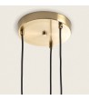 Suspension Métal et Verre 3 Spots Blas - 103499 - vue 7